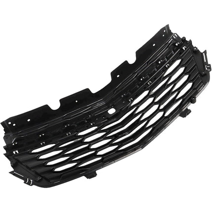 Findmall Front Upper Grille Assembly for 2022-2023 Chevrolet Equinox, Black with Chrome Trim