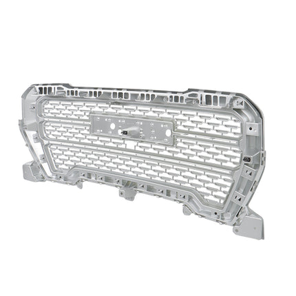 Findmall Front Upper Mesh Grille for 2019-2021 GMC Sierra 1500, Silver