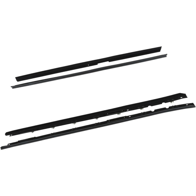 Findmall Window Sweep Weatherstrip Kit for 1984-1989 Chevrolet Corvette, 4-Piece