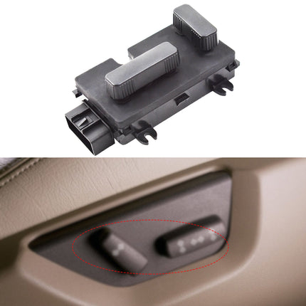 Findmall Driver Left Power Seat Switch 8 Way Recliner Switch 12450166 Replacement for Chevrolet Silverado GMC Sierra Cadillac Escalade