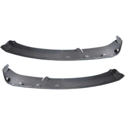 Findmall Black Front Bumper Grille Cover with Fog Light Openings Replacement for Focus 2012-2014