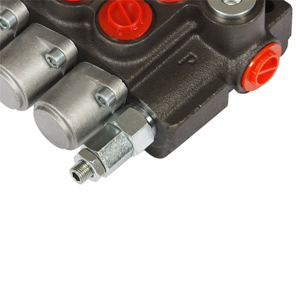 Hydraulic Directional Control Valve Double Acting 7 Spool 13 GPM 3600 PSI SAE Control Valve for Small Tractor Loader