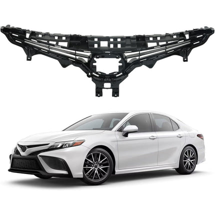 Findmall Front Upper Grille for 2021-2022 Toyota Camry SE XSE, Black