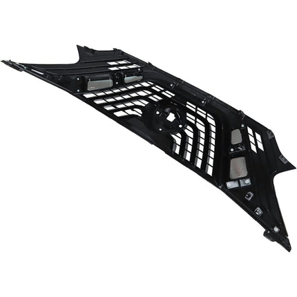 Findmall Front Upper Grille for 2015-2018 Nissan Murano, Black with Chrome Trim