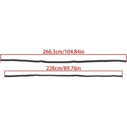 Findmall Door Glass Run Channel Seals for Toyota Land Cruiser & Lexus LX450