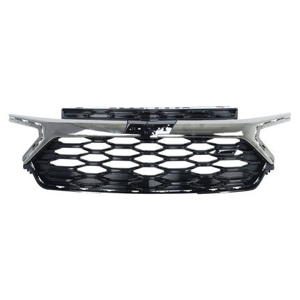 Findmall Electroplated Black Front Upper Bumper Grille Replacement for Trailblazer RS