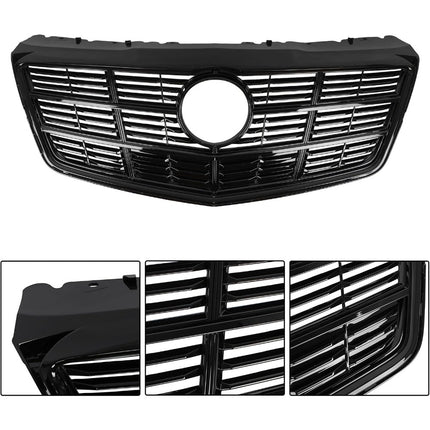 Findmall Glossy Black Front Bumper Grille Kit Replacement for CTS Sedan 2014-2015 22753187