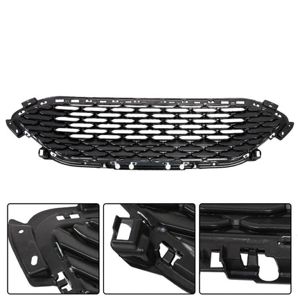 Findmall Glossy Black Front Grille with Chrome Perimeter Frame Replacement for Escape 2020-2022