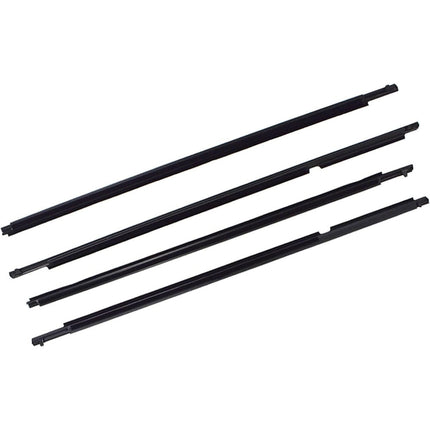 Findmall ABS Window Weatherstrip Molding Kit for 2008-2010 Toyota Highlander, 4-Piece