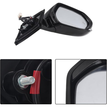 Findmall Power Side Rearview Mirror Heated Replacement for Prius 2016-2022 Replacement for TO1321357 6-Pin Connector w/Blind Spot Function Right Side