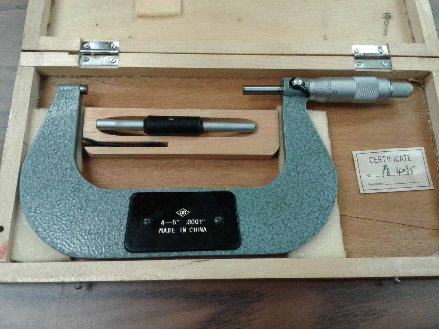 New 0-1" Precision outside micrometer 0.0001" carbide tipped