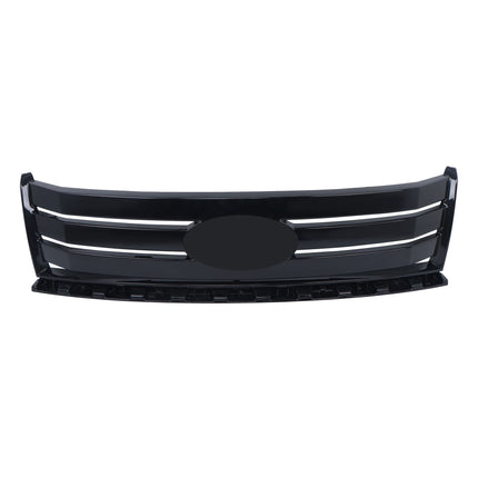 Findmall Front Grille Upper Glossy Black Replacement for Edge 2007-2010