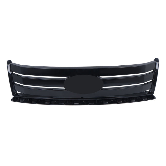 Findmall Glossy Black Straight-Trim Front Upper Grille Replacement for Edge 2007-2010