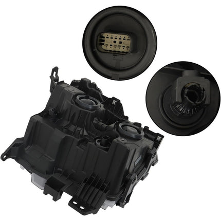 Findmall Passenger Side Headlights Assembly Halogen Replacement for Silverado 1500 2022-2024 Housing Black Lamp RH 1PC 85543204