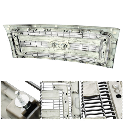 Findmall Matte Black Mesh Car Grille Front Face Replacement for 2009-2014 F150 FX2 FX4 DL3Z-8200-CA