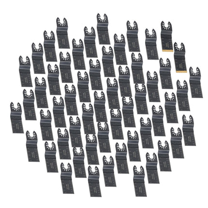 Findmall 55 PCS 1-3/8 Inch Multi-Material Oscillating Tool Blade - Universal Fit Quick-Change for Wood, Metal, Plastic - Premium Cutting, Sanding, Scraping Blade