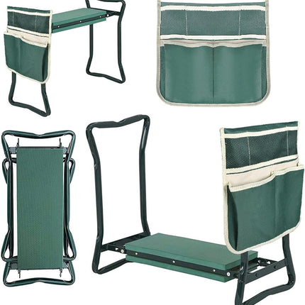 Findmall Garden Kneeler and Seat Folding Gardening Stool Multifunctional Gardens Kneeling Bench for Kneelings and Sitting
