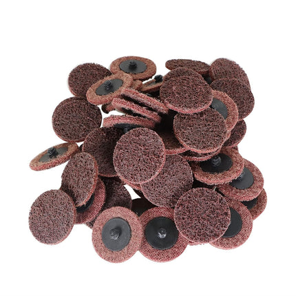 findmall 50PCS 2" Quick Change Surface Conditioning Discs, Medium Grit, Maroon