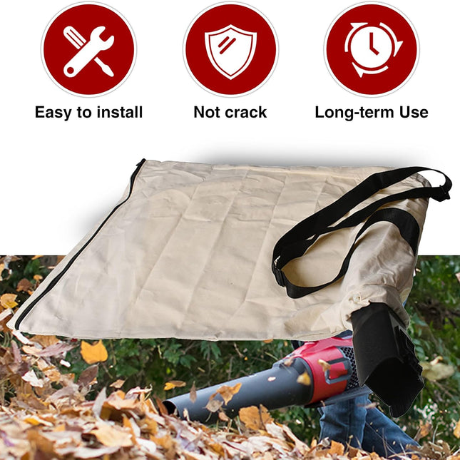 Findmall 127-7040 Leaf Blower Debris Collection Bag Replacement for Toro 137-2336 108-8994 Leaf Blower Model 51436 51563 51581 51594 51599 51609 51619 51621