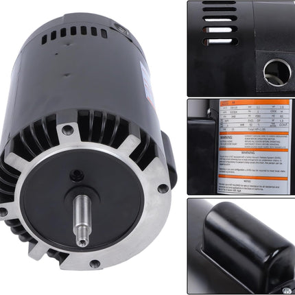 Findmall 1.5HP B129 Swimming Pool Motor, 3540RPM Speed Swimming Pool Pump, P56J Frame, 115V/230V