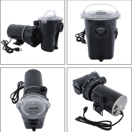 Findmall Above Ground Swimming Pool Pump 1HP 3450RPM with Cord