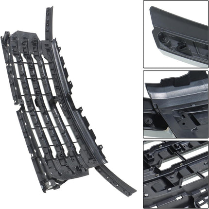 Findmall Chrome Front Upper Grille Molding Trim Replacement for Silverado 1500 High Country 2022-2024 84884955