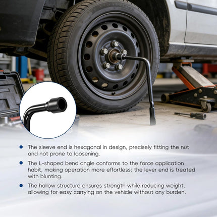 findmall Spare Tire Lug Wrench Jack Tool Kit Replacement for 2000-2014 Silverado 1500 Sierra