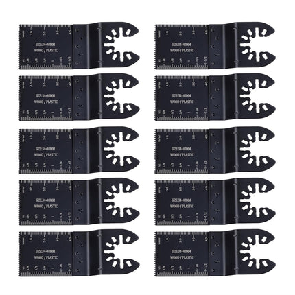 Findmall 121-Piece Multi-Tool Blades Kit with Sandpapers, Titanium Oscillating Tool Blades Set with Japanese Teeth and Curved, Fit for Wood/Metal/Plastic Cutting