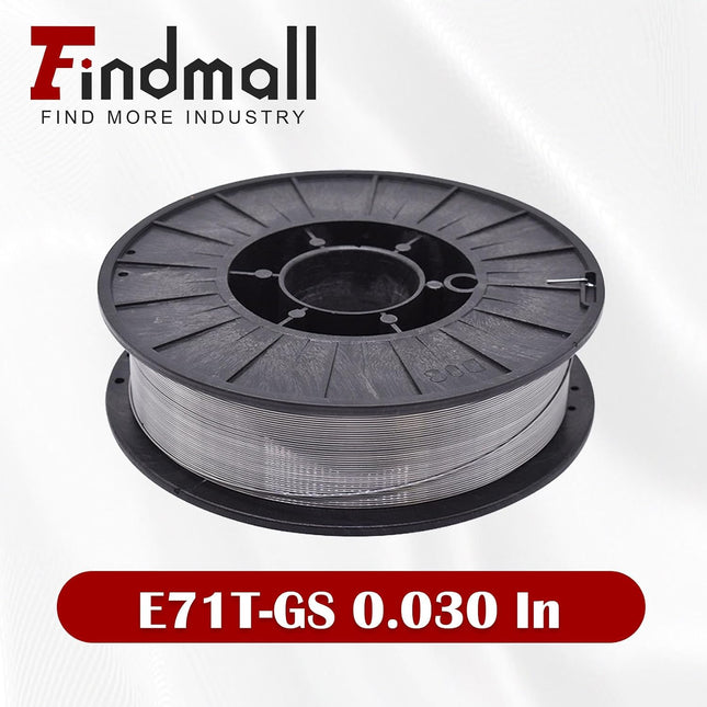 findmall E71T-GS 0.035/0.030 In (1.0/0.8 MM) 10Lbs Gasless Flux Core Welding Wire (0.030)