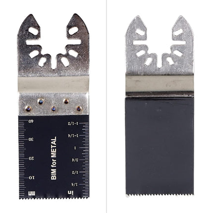 Findmall 50Pcs Metal Wood Oscillating Multitool Quick Release Saw Blade Fit for Universal Treasure Oscillating Tools