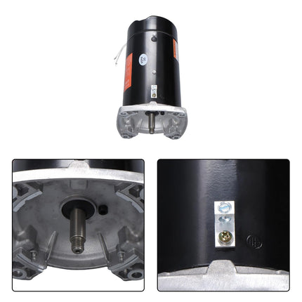 Findmall USQ1052 Swimming Pool Pump Motor, 1/2HP Square Flange Pool Motor
