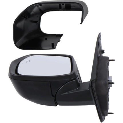 Findmall Power Heated Mirror Driver Left Side Replacement for Maverick 2022-2024 Replacement for NZ6Z17683K w/Blind Spot Matte Black Electric 5-Pin Connector