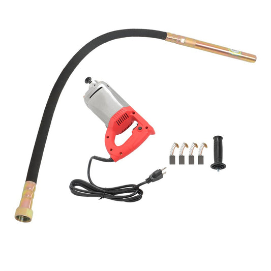 findmall Electric Concrete Vibrator 1500W 110V Hand Held Concrete Vibrator 4Ft Long Cement Vibrarator