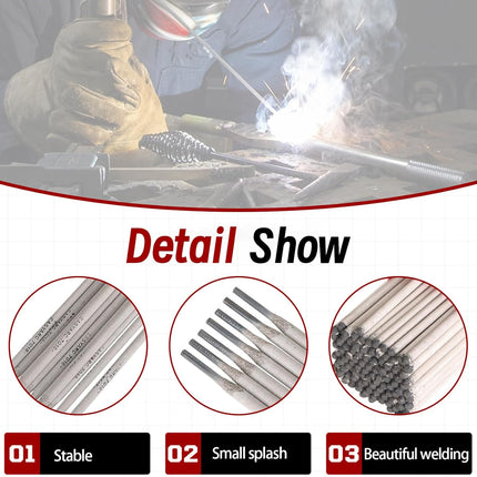 findmall Welding Rods Carbon Steel Electrode E7018 3/32 Inch Stick Electrodes 10 Lbs