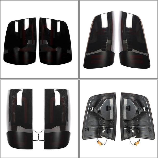 Findmall Tail Light Assemblies for 2009–2018 Dodge Ram 1500 and 2010–2018 Ram 2500/3500 Rear Left and Right, Replaces 55277414-AC and 55277415-AC