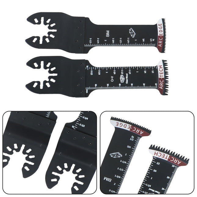 Findmall 10PCS Extended Oscillating Saw Blades, Japanese Tooth, Saw Blade, for Wood, Plastic, Soft Metal