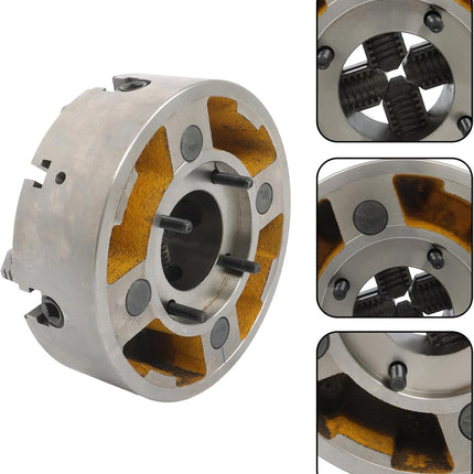 Findmall K72-300 12 Inch 4-Jaw Lathe Chuck Self-Centering Independent Chuck | 300mm Clamping for Mini Lathe, CNC Router, Milling, Turning