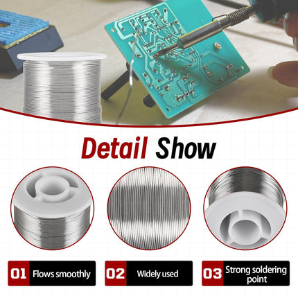 findmall 60/40 Tin Lead Rosin Core Solder Wire for Electrical Soldering 0.031"/0.8mm 1lb/454g