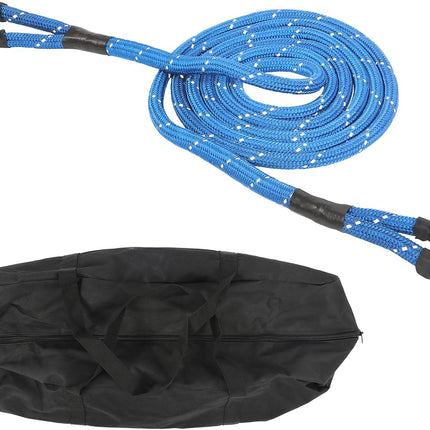 Findmall 7/8in x 30ft Power Recovery Rope, Nylon N66 Double-Layer Weaving, 30000 Pounds Breaking Strength, 30% Elasticity Offroad Power Strap for Truck ATV UTV Tractor, Blue