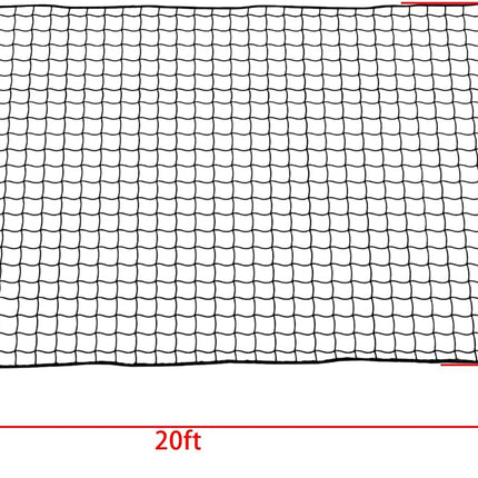 Findmall Baseball & Softball Backstop Net, Twisted Knotted Polyethylene Sports Barrier Netting with Hooks