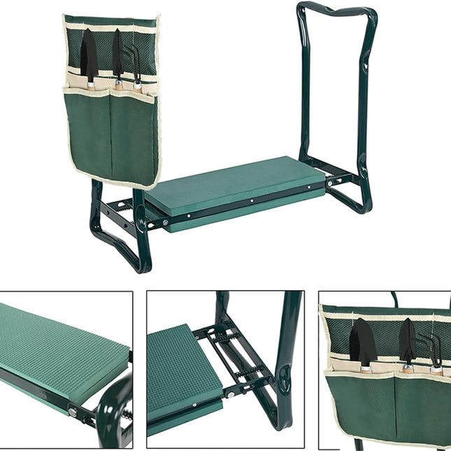 Findmall Garden Kneeler and Seat Folding Gardening Stool Multifunctional Gardens Kneeling Bench for Kneelings and Sitting