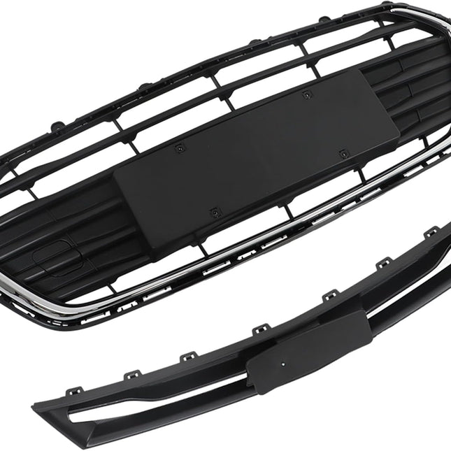 Findmall Black Front Upper and Lower Bumper Grille Set Replacement for Trax 2017-2021 94532311