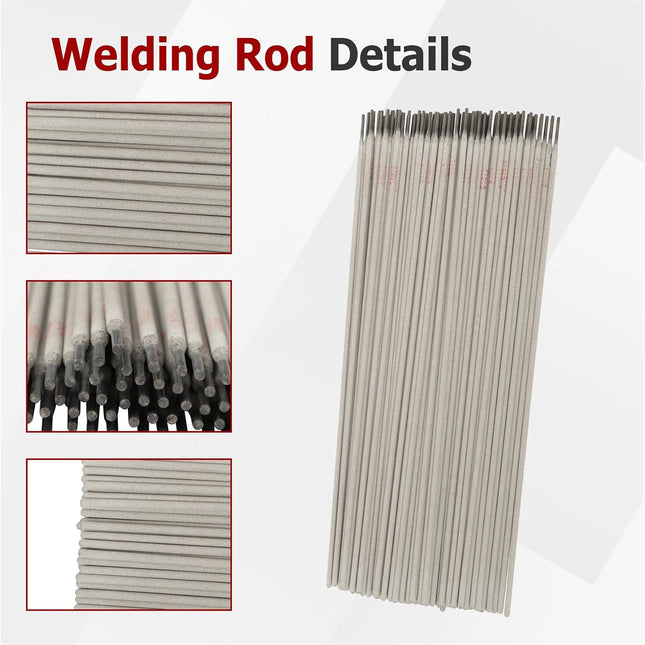 Findmall E7014 Welding Rods Carbon Steel Stick Electrodes 3/32" 1/8" 5/32" Arc Welding Rods for AC/DC Welding