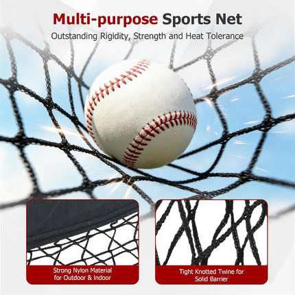 Findmall Softball Baseball Batting Cage, Practice Portable Cage Net for Backyard Batting Hitting Training with Carry Bag, 30ft x 13ft x 9ft