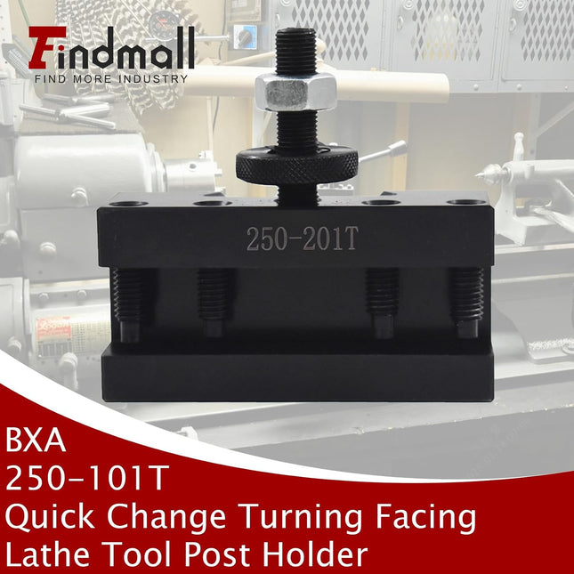 findmall BXA 250-201 T Quick Change Tool Post Holder BXA #1 T Turning and Facing Holder Fit for 3/4 Inch Turning Tools