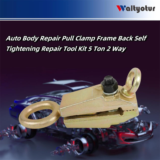 Findmall Auto Body Repair Pull Clamp Frame Back Self Tightening Repair Tool Kit 5 Ton 2 Way