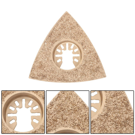 Findmall 5 Pieces of Triangle Oscillating Saw Blades, 3.1 Inch(79MM) Carbide Sand Pads, for Sanding, Grinding, Universal Compatibility