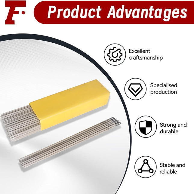 Findmall E6013 Welding Rods Carbon Steel Stick Electrodes Arc Welding Rods for AC/DC Welding