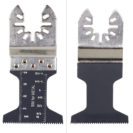 Findmall 50Pcs Metal Wood Oscillating Multitool Quick Release Saw Blade Fit for Universal Treasure Oscillating Tools