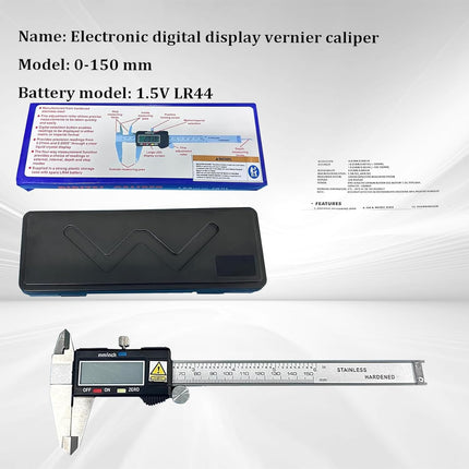 Findmall Electronic Digital Caliper Stainless Steel Body with Large LCD Screen 0-6 Inches Inch/Millimeter
